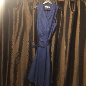 Beautiful blue dress business attire or weddings